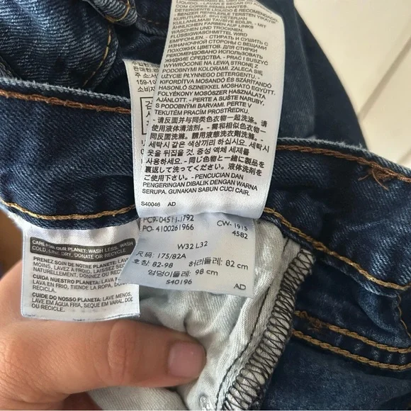 Levi's Blue Straight Jeans Classic Style 511 - Picture 4 of 6